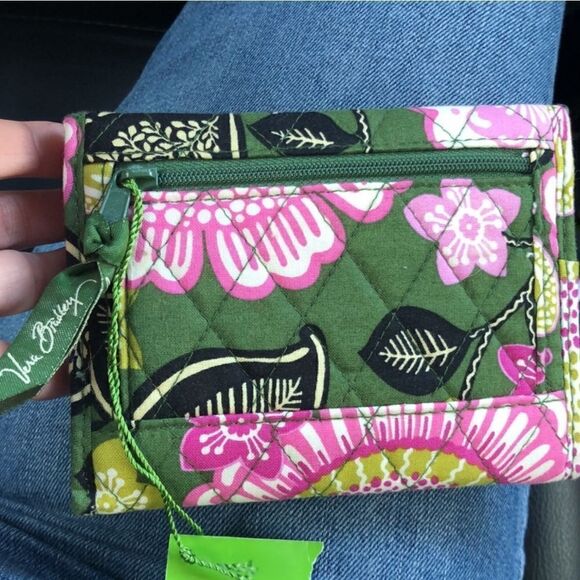 New Vera Bradley Euro Wallet Olivia Pink - Picture 8 of 8